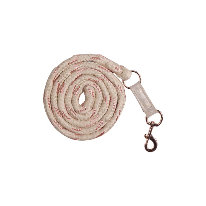 HKM Lead Rope with Snap Hook - Rosewood Elegant